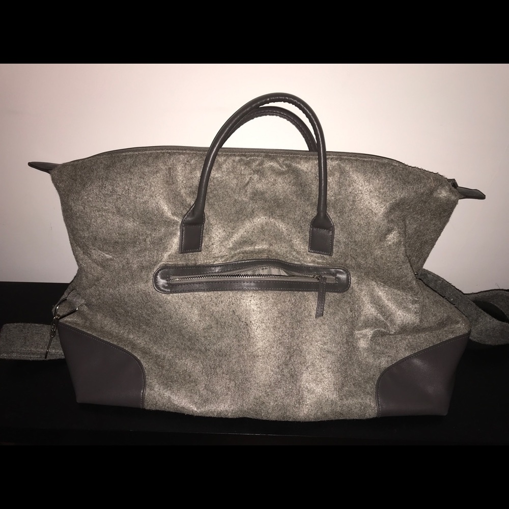 Gray Duffle Bag